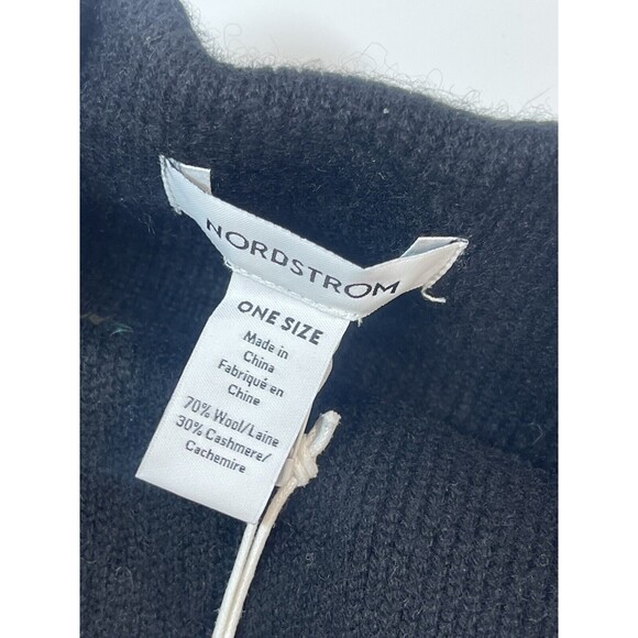 Nordstrom Cashmere Wool Blend BE KIND Beanie Hat New - Picture 3 of 3